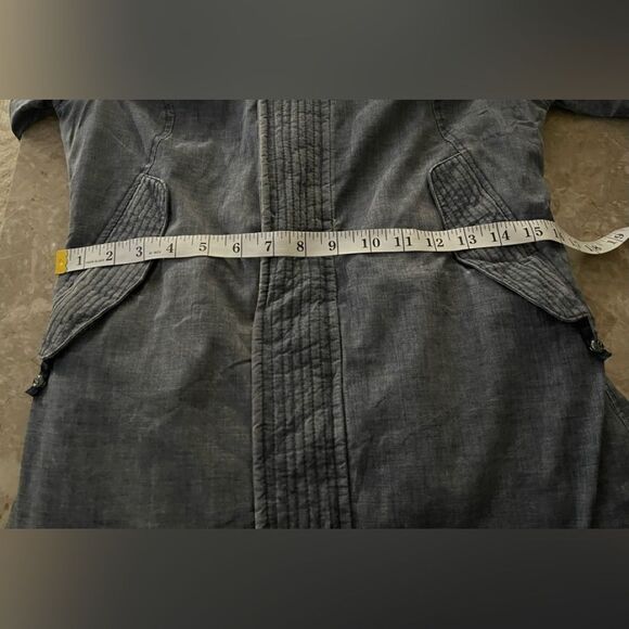 𝅺aritzia TNA blue long winter jacket coat parka XS - Picture 10 of 12